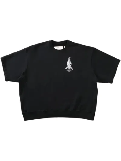 D-r-g-n Graphic-print T-shirt In Black