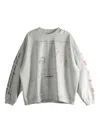 D-r-g-n Meditations Graphic-print Sweatshirt In Neutral