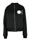 D. Rodriguez Black Polyester Women Bomber Jacket In Multi
