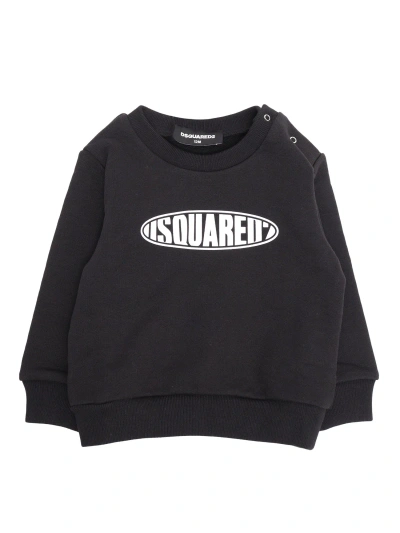 D-squared2 Sweatshirt For Children In Black