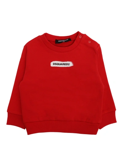 D-squared2 Sweatshirt For Children In Red