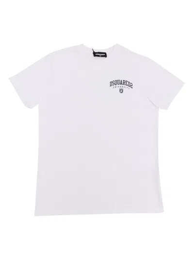 D-squared2 T-shirts In White