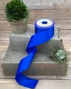 D. Stevens Double Faced Satin Ribbon, 2" X 27 Yards In Surfside Blue
