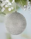 D. Stevens Holiday Pave Crystal Ball Ornament, 5" In Metallic