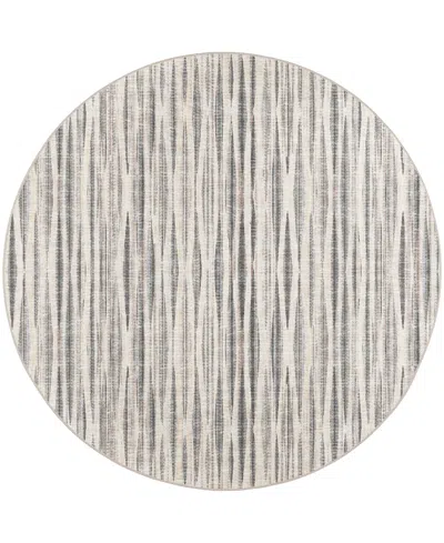 D Style Amador Aa1 10' X 10' Round Area Rug In Ivory