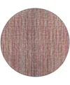 D Style Amador Aa1 10' X 10' Round Area Rug In Rose