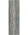D Style Amador Aa1 2'6" X 10' Runner Area Rug In Mushroom