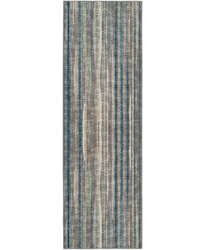 D Style Amador Aa1 2'6" X 10' Runner Area Rug In Mushroom