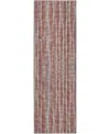 D Style Amador Aa1 2'6" X 12' Runner Area Rug In Rose