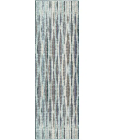 D Style Amador Aa1 2'6" X 8' Runner Area Rug In Mist