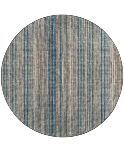 D Style Amador Aa1 6' X 6' Round Area Rug In Mushroom