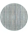 D Style Amador Aa1 8' X 8' Round Area Rug In Mist