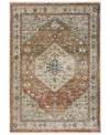 D Style Bergama Be1 9' X 13'2" Area Rug In Paprika