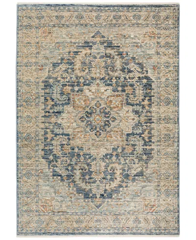 D Style Bergama Be3 3' X 5' Area Rug In Navy