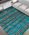 D Style Celia Ripple Area Rug In Ivory