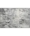 D Style Camberly Cm1 1'8" X 2'6" Area Rug In Charcoal
