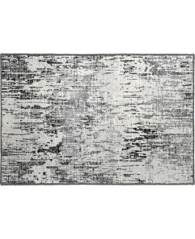 D Style Camberly Cm1 1'8" X 2'6" Area Rug In Charcoal
