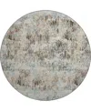D Style Camberly Cm1 8' X 8' Round Area Rug In Driftwood