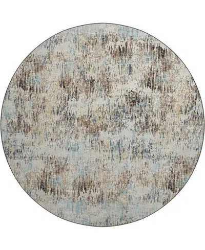 D Style Camberly Cm1 8' X 8' Round Area Rug In Driftwood