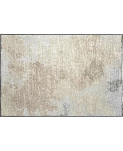 D Style Camberly Cm2 1'8" X 2'6" Area Rug In Beige