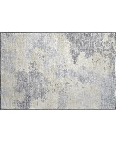 D Style Camberly Cm2 1'8" X 2'6" Area Rug In Charcoal