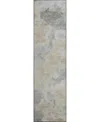 D Style Camberly Cm2 2'3" X 7'6" Runner Area Rug In Beige