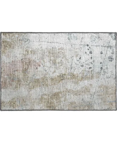 D Style Camberly Cm3 1'8" X 2'6" Area Rug In Bluestone