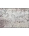 D Style Camberly Cm3 1'8" X 2'6" Area Rug In Mauve