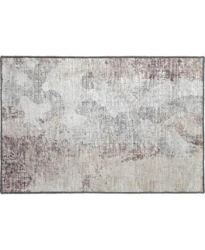 D Style Camberly Cm3 1'8" X 2'6" Area Rug In Mauve