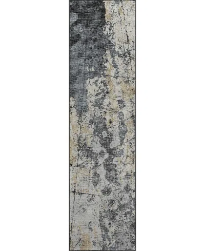 D Style Camberly Cm3 2'3" X 7'6" Runner Area Rug In Black