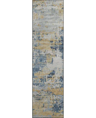 D Style Camberly Cm4 2'3" X 7'6" Runner Area Rug In Navy