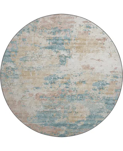 D Style Sandhurst Sdh4 8' X 8' Round Area Rug In Ivory