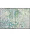 D Style Camberly Cm5 1'8" X 2'6" Area Rug In Green