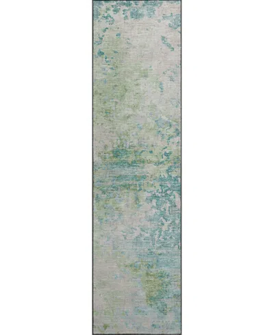 D Style Camberly Cm5 2'3" X 7'6" Runner Area Rug In Green
