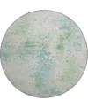 D Style Camberly Cm5 8' X 8' Round Area Rug In Green