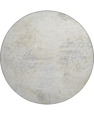 D Style Camberly Cm5 8' X 8' Round Area Rug In Ivory