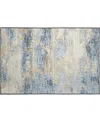 D Style Camberly Cm6 1'8" X 2'6" Area Rug In Indigo