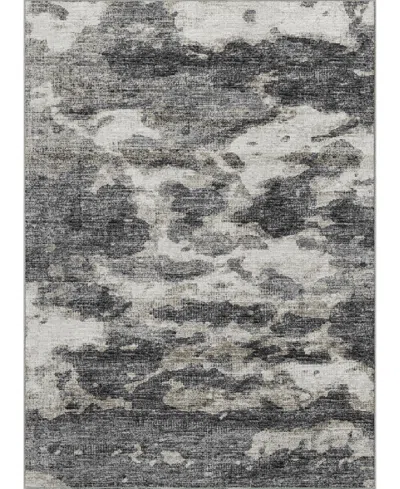 D Style Camberly Washable Cm6 3' X 5' Area Rug In Black