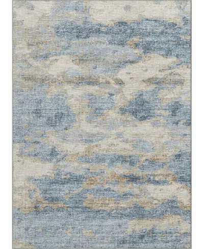 D Style Camberly Washable Cm6 3' X 5' Area Rug In Indigo