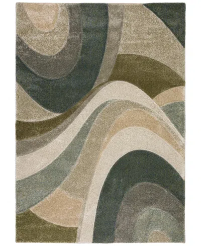 D Style Carmona Co3 5'1" X 7'5" Area Rug In Sage