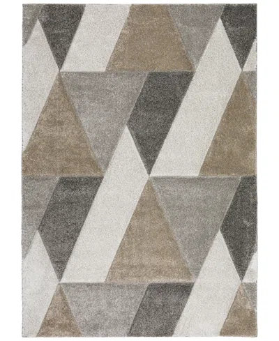 D Style Carmona Co4 5'1" X 7'5" Area Rug In Gray