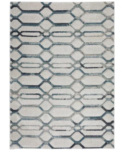 D Style Carmona Co7 3'1" X 5' Area Rug In Silver