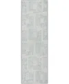 D Style Delano Da1 2'6" X 12' Runner Area Rug In Gray