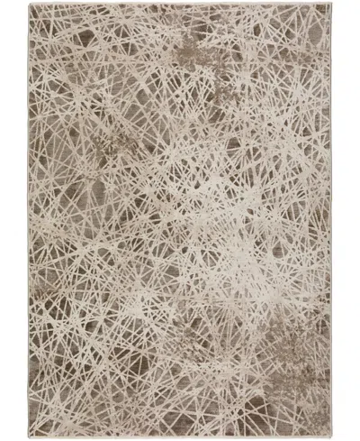 D Style Denizi Dz4 3'3" X 5'3" Area Rug In Taupe
