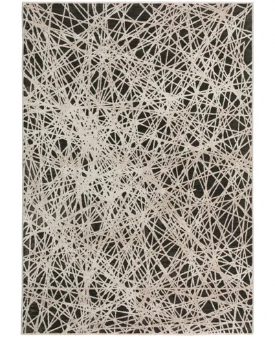 D Style Denizi Dz4 9' X 13'2" Area Rug In Black