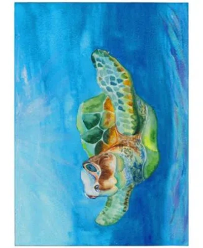 D Style Waterfront Wrf3 Area Rug In Ocean