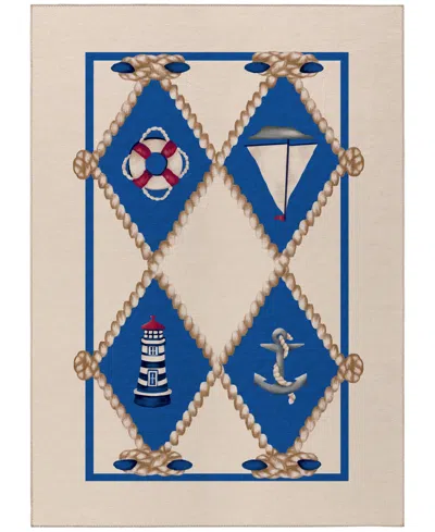 D Style Harbor Ha6 5' X 7'6" Area Rug In Ivory