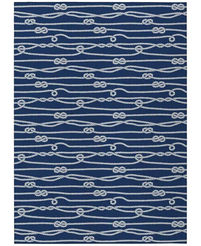 D Style Harbor Ha7 3' X 5' Area Rug In Navy