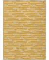 D Style Harbor Ha7 5' X 7'6" Area Rug In Gold-tone