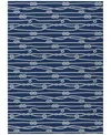 D Style Harbor Ha7 8' X 10' Area Rug In Navy